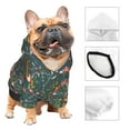 thumbnail image 4 of Uemuo Wolf Fox In Flower Forest for Winter Dog Hoodie Sweatshirts with Pockets Warm Dog Clothes for Small Dogs Chihuahua-Small, 4 of 8