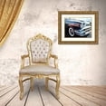 thumbnail image 3 of Schuh, Michael 18x14 Gold Ornate Wood Framed with Double Matting Museum Art Print Titled - T-Bird on Chevy Reflections, 3 of 4
