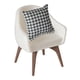 thumbnail image 2 of Adorno de silla para casa de muñecas a escala 1/12, simulación de silla en miniatura de excelente calidad. Almohada a cuadros, 2 of 9