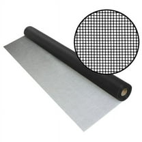 72" x 25' Black Fiberglass Screen