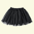 thumbnail image 5 of YUGYXL Girl Tutu Skirt Layers Tulle Tutus for Little Girls Fluffy Ballet Dress Up for Toddler Kids Children 2-14Years Today ClearanceBlack,9-10Years, 5 of 5