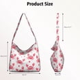 thumbnail image 4 of Canvas Crossbody Bag for Fashionistas Aesthetic Cute Marine Adorable Crab Shopping Bag for School Commuting, 4 of 5
