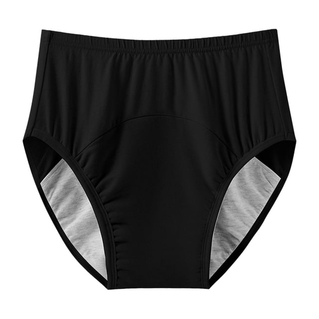 Ropa interior para adultos con incontinencia, pañales de tela para personas mayores y discapacitadas. Negro XXXL