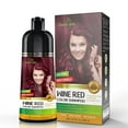 thumbnail image 5 of Herbishh Wine Red Hair Color Shampoo for Gray Hair with Pack 2 Hair colour stain remover, Hair Dye Shampoo 3 in 1, 100% Gray Coverage, Permanent Hair Color for Men & Women, Ammonia-free, 500 ml, 5 of 6