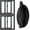 A, variant on 10 Pack Self-Adhesive No-Drill Cabinet Pull Handles in Sleek Neutral Finish, Ergonomic Plastic Sliding Door Handles with Strong Peel and Stick Backing for Wardrobe, Drawer, Glass, Kitchen, By Harlik