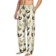 thumbnail image 2 of Uemuo Funny Chicken Pattern Men's Wide Leg Palazzo Lounge Pants with Pockets Light Weight Loose Comfy Casual Pajama Pants-Medium, 2 of 9