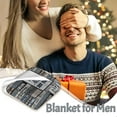 thumbnail image 4 of Gifts for Men, Birthday Gifts for Him Husband, Funny Gifts for Men, Blanket Gifts for Anniversary Father's Day Valentines Wedding for Boyfriend, to My Man Throw Blanket 50"x 60", 4 of 5
