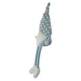 thumbnail image 3 of 34" Blue and White Sitting Spring Gnome Figure with a Polka Dot Hat and Legs, 3 of 3