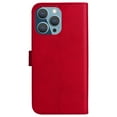 thumbnail image 4 of SaniMore for iPhone 14 Pro Case, with RFID Blocking [2 Card Slots] PU Leather Cover with Detachable Hand Strap Flip Kickstand Magnetic Wallet Cover for iPhone 14 Pro, Red, 4 of 9