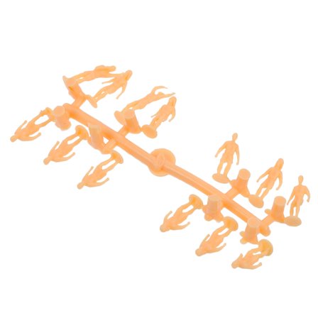 ELAYARD Miniature Sports Figurines Football Player Figure Khaki 3 Sets 39Pcs for Fan Gear