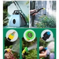 thumbnail image 2 of Zootealy Portable Mini High-Pressure Electric Spray Gun with Watering Can Attachment - Blue | Upgraded Battery Life - 7L Capacity - Includes 3 Nozzles & Extension Rod, 2 of 7