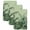 Green, variant on Palm Leaves Tropical Kitchen Towels Set of 4, Green Botanical Summer Absorbent Dish Towels for Kitchen, Microfiber Hand Towel, Quick Drying Tea Towel for Cleaning Decorative Dishcloths
