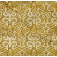 thumbnail image 5 of oneOone Cotton Poplin Twill Gamboge Yellow Fabric Wreath Personalized Name Sewing Material Print Fabric By The Yard 56 Inch Wide, 5 of 6