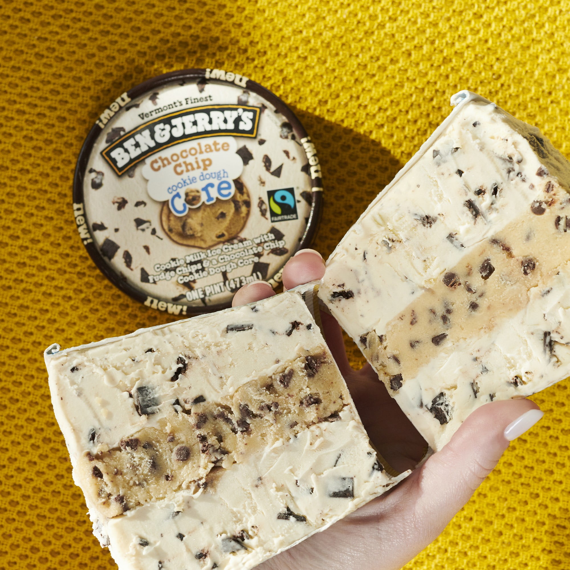 Ben & Jerry's Chocolate Chip Cookie Dough Core Ice Cream, 473 mL