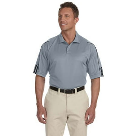 adidas Golf Men's climalite 3-Stripes Cuff Polo (Best Adidas Golf Shoes)