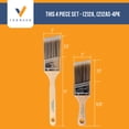 thumbnail image 2 of Vermeer Paint Brushes 4-Pack Angle Brushes in Assorted Sizes for All Latex and Oil Paints & Stains, 2 of 7