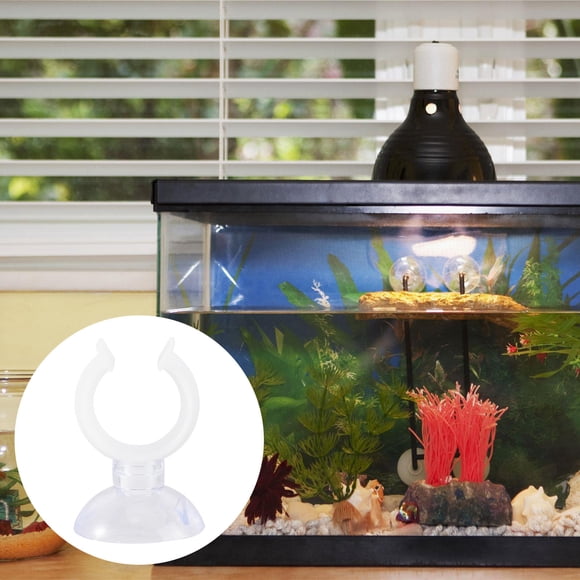 CRAFTHROU 6Ud Water Clip Para Acuario Transparente Con Ventosa Para Fijar Manguera De Pecera