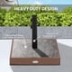 thumbnail image 4 of Base Outsunny para sombrilla de patio, 42 libras, grano de madera de hormigón, 4 of 9