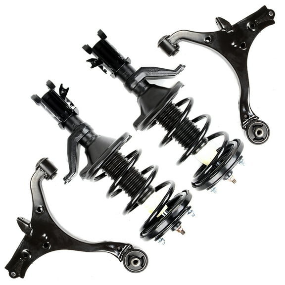 AUTOMUTO Struts & Shocks Quick-Strut Front Strut Spring Assembly Control Arm Fit For 2003-2005 for Honda Civic