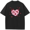 thumbnail image 1 of Crying Heart - playera divertida para el día de San Valentín para mujer, diseño gráfico antiamor, 1 of 5