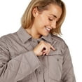thumbnail image 4 of Free Country Women's Trailblazer Quilted Shacket Taupe Chill M, 4 of 7