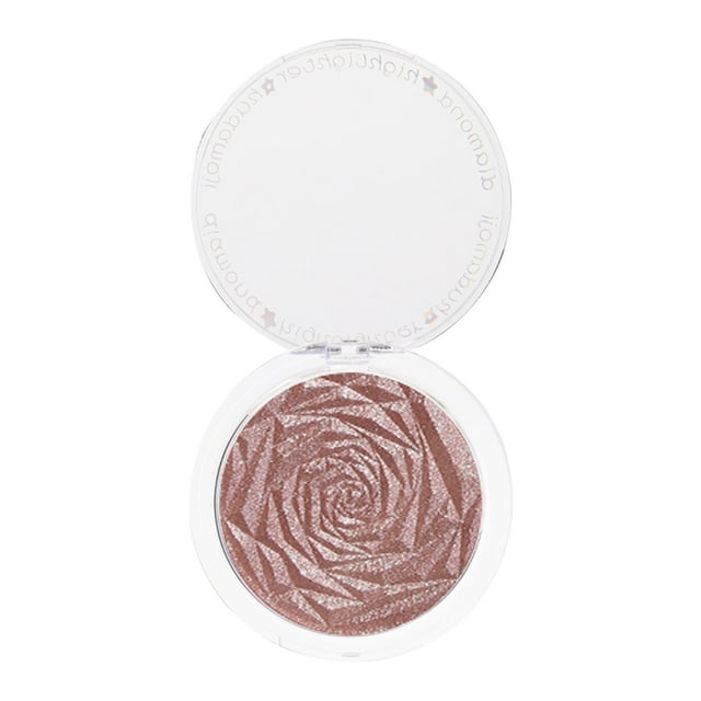 EARKITY Desert Rose And Diamond Highlights, Beautify The Profile, Ginger Baking Powder, Facial Glitter, Desert Rose Diamond Highlight Lift Profile Powder Makeup, Translucent, Gift For Women