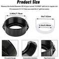 thumbnail image 3 of Split Nut Adapters For Heaters Pipe Connection Easyly Installation Includes Hardware Gaskets Spa Accessory, 3 of 4