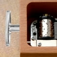 thumbnail image 4 of Miangastore 6pcs Diy Music Box Parts Standard Windup Mechanism Key Set Musical Box Keys For Music Box Repair Decorative Box Handles Music Box Winding Key Replacements, 4 of 8