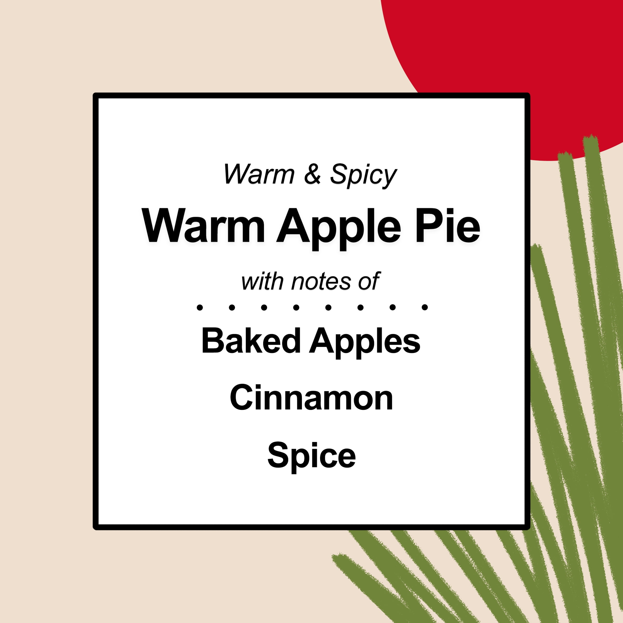 Mainstays 3 Wick Wrapped Candle Warm Apple Pie, 13 Ounce