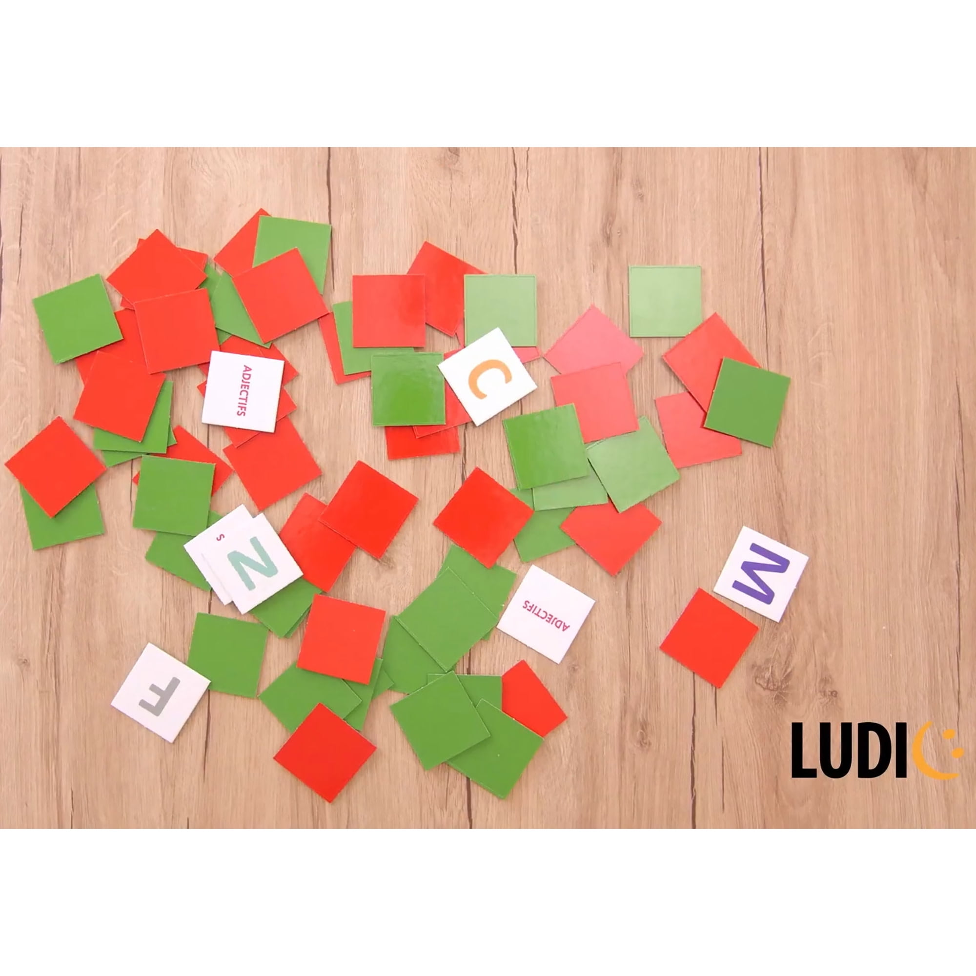 Ludic Nomen - The Word Chain Game, Letter & Category Matching, Strategy Party Board Game, Test Your Vocabulary & Creativity, Family Age 8+, 2-4 Player