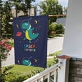 thumbnail image 5 of Wukai Dinosau Space Explorer Garden Flags Double Sided Welcome Garden Yard House Flags Outside Outdoor House (Only Flag), 5 of 8