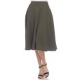 thumbnail image 1 of White Mark Jupe Midi Évasée Tasmin pour Femmes, 1 of 6