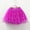 Purple, variant on TAGOLD Toddler Girls Cute Party Dance Costume Splice Solid Color Net Yarn Crimping Pearl Sequins Tulle Skirt Pink 6 Years