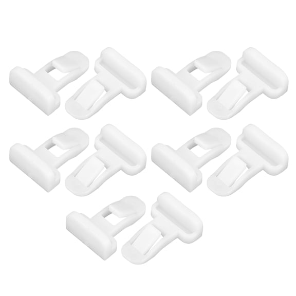 10 Pcs Car Front Rear Fender Bumper Spoiler Clip for Toyota 4Runner 2013-2021 No.75392-35220 White
