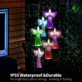 thumbnail image 3 of Angel Solar Wind Chimes, Color Changing Outdoor Solar Wind Chimes, Luminous Waterproof Wind Chimes Outdoor Wind Chime for Home Garden Decoration, Mom, 3 of 4