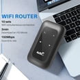 thumbnail image 4 of Enrutador Wifi de Bolsillo Repetidor 4G LTE Punto de Acceso Wifi MóVil para Coche Enrutador de MóDem Mifi InaláMbrico de Banda 4G con Ranura para Tarjeta Sim, 4 of 5