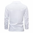 thumbnail image 4 of VJATTWR Long-Sleeve T-Shirt 1-Pack Tee Comfort Men's Heavyweight L, 4 of 4