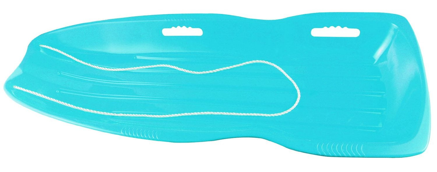 Snow Sled Kids Winter Toboggan Sled Slider 48-inch (Turquoise) by