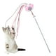 thumbnail image 1 of Divertido Gato Teaser Varita Mascota Borla Varita Mascota Juguete Poste Largo con Colorido Juguete para , Rosa gris Fernando Varita mágica de gato, 1 of 8