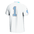 thumbnail image 3 of Unisex GameDay Greats #1 White North Carolina Tar Heels Lightweight Softball Jersey, 3 of 4