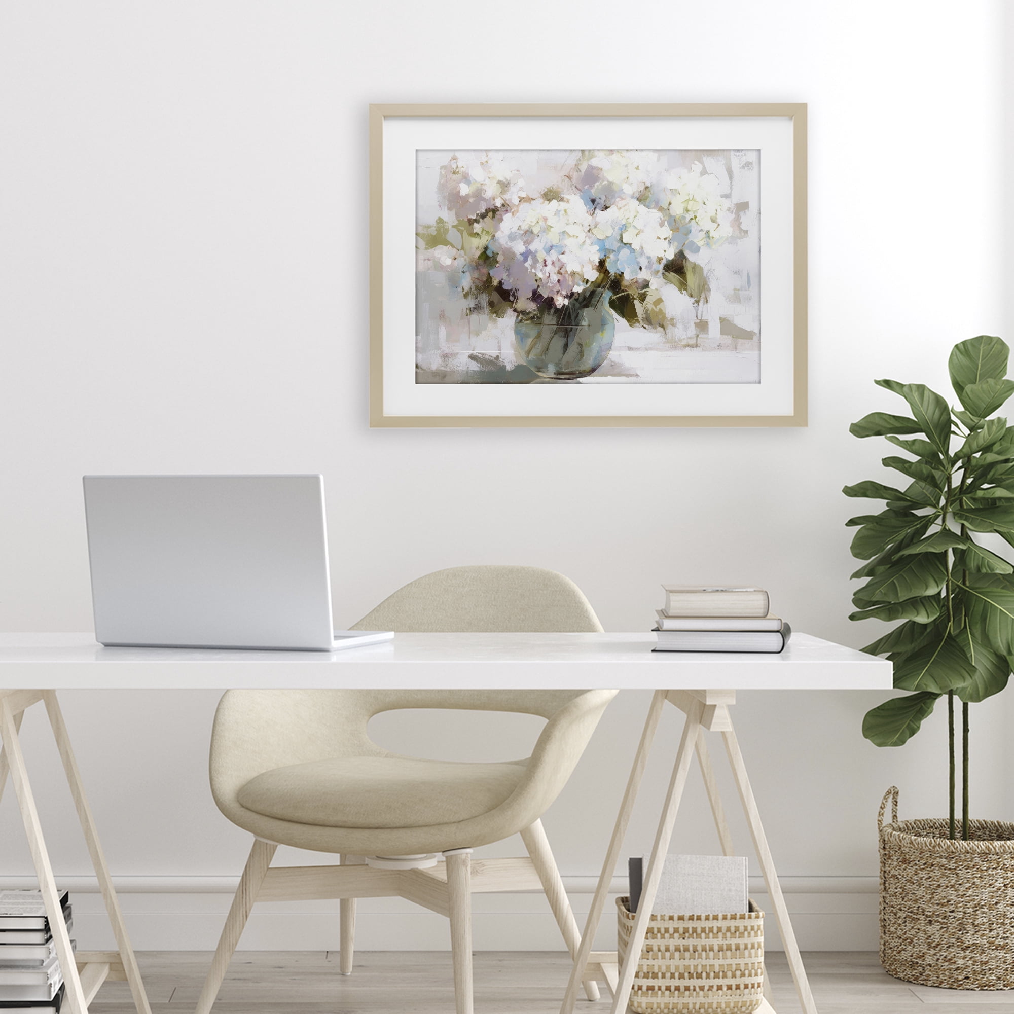 Stupell Industries Blushing Bride Garden Flowers Birch Framed Print Under Glass, design by Tina LeCour