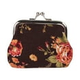 thumbnail image 2 of SPRING PARK Cute Floral Buckle Coin Purses Vintage Pouch Kiss-lock Change Purse Wallets, 2 of 7