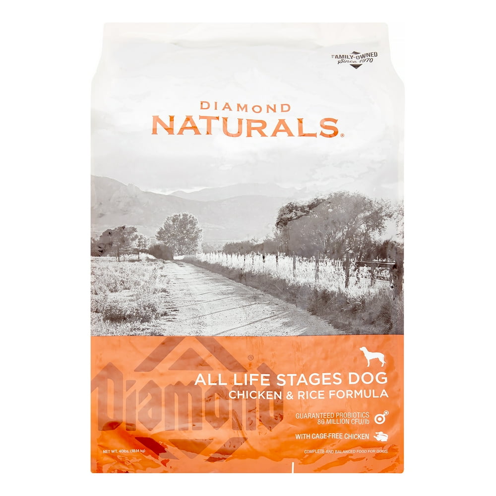 Diamond Naturals Chicken & Rice All Stages, 40 Lb