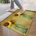 thumbnail image 3 of Vintage Sunflower Welcome Doormat for Indoor/Outdoor Entrance Vintage Sunflower Decoration Door Mat Kitchen Door Mat Bedroom Doormat 17x30 Inch, 3 of 6