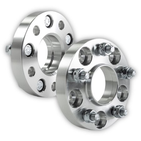 2X 25mm Wheel Spacers ¦ 5X112 ¦ 66.6 to 57.1 CB ¦ 14X1.5 | Hubcentric 1 Inch
