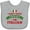 AC-Heather Grey, variant on Inktastic No Therapy I'm Italian Boys or Girls Baby Bib