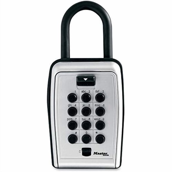Master Lock Lock Box 5422D Set Your Own Combination Push Button Portable Key Safe, 3-1/8 in. Wide (2 Pack,Portable)