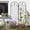 Black 5, variant on Metal Garden Arch with Gate 79.5 Wide x 86.6 High Climbing Plants Support Rose Arch Outdoor Black, Heavy Duty Iron Trellis for Climbing Flowers