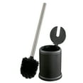 thumbnail image 6 of Bath Bliss 2 Pack Self Closing Lid Toilet Brush and Holder in in Matte Black, 6 of 7