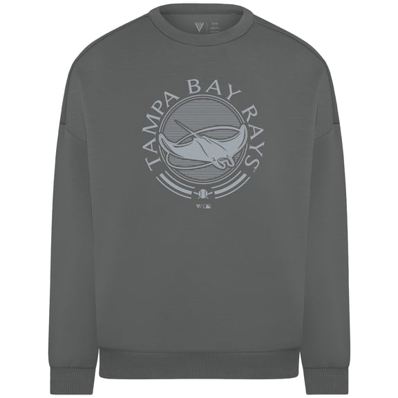 Men's Levelwear Gray Tampa Bay Rays Luxe Signature Tri-Blend Grain Sweatshirt